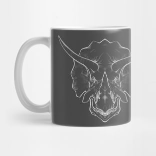 Triceratops Sketch (Dark) Mug